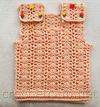 Как связать детский жилет?