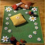 Вязаные коврики