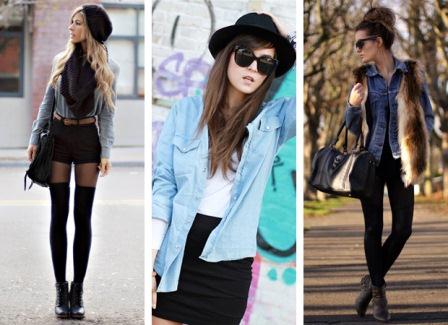 Джинсовые рубашки 2012