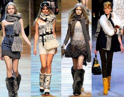 Вязаные шарфы 2012