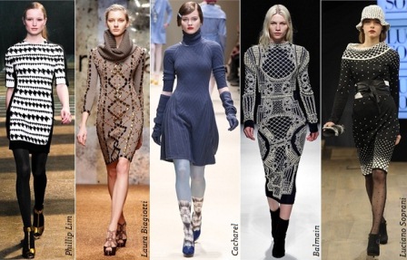 Осенние платья осень зима 2012 -2013