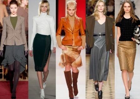 Юбки карандаш 2013 - 2014