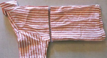 Юбка из мужской рубашки2