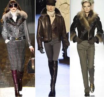 Модные меховые куртки 2013