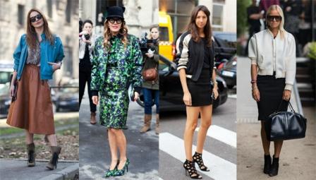 С чем носить куртку бомбер