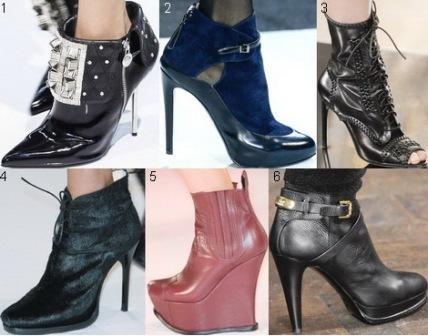 Модные ботильоны сезона осень зима 2014