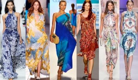 Модные платья на лето 2014