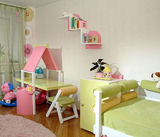 Организация пространства в детской комнате