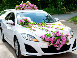 Как красиво оформить свадебный кортеж