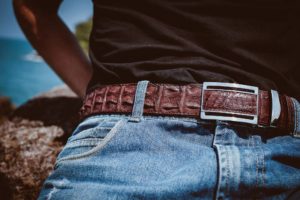 Выбираем ремень из кожи крокодила