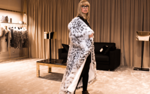 Шуба из канадской рыси