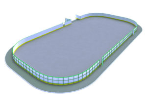 Разновидности хоккейных коробок и площади