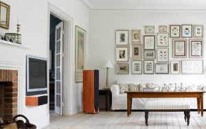 Картины в интерьере гостиной