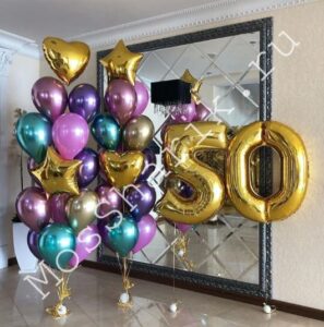 Воздушные шары: вариант украшения любого помещения