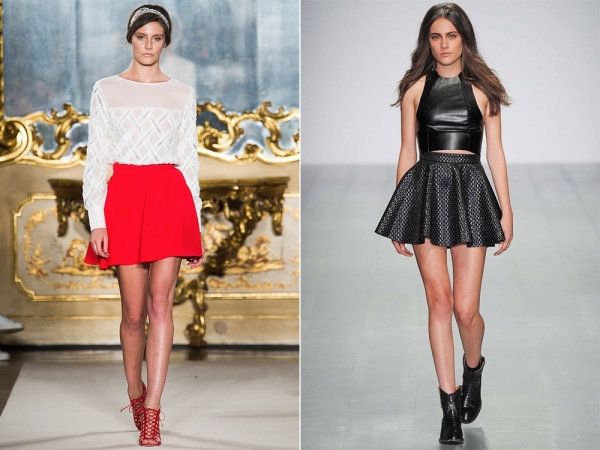 С чем носить юбку-солнце