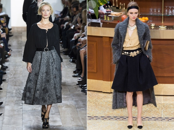 С чем носить юбку-солнце