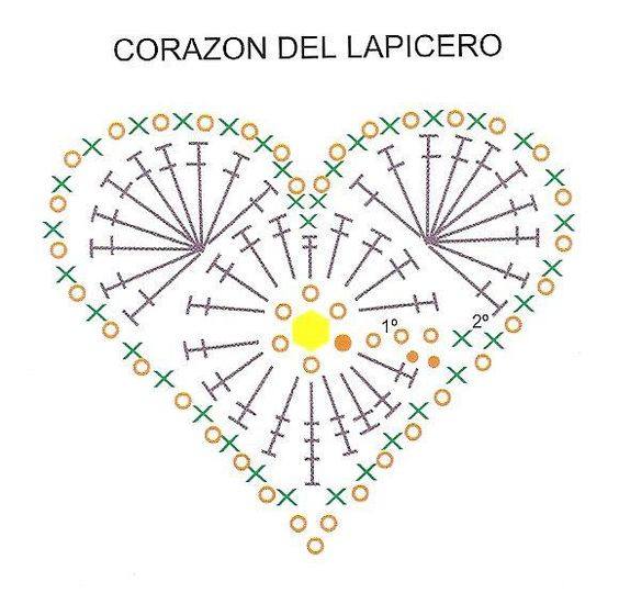 Сердечки, связанные крючком (18 фото)