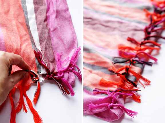 Шарф, связанный на руках, за 30 минут и другие шарфы-снуды (18 фото)