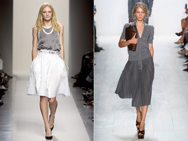 С чем носить юбку-солнце