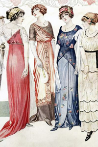 
Арт нуво в одежде: живописная мода