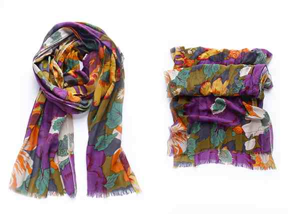 Шарф, связанный на руках, за 30 минут и другие шарфы-снуды (18 фото)