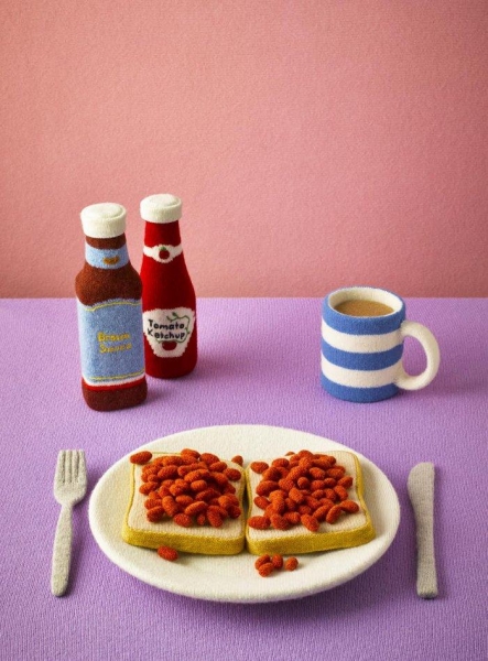 Вязаная еда (8 фото)