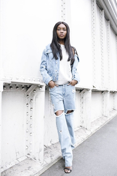 С чем модно носить джинсы: 40 новых образов