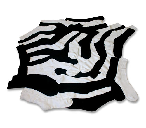 Ковры из носков и футболок (6 фото)