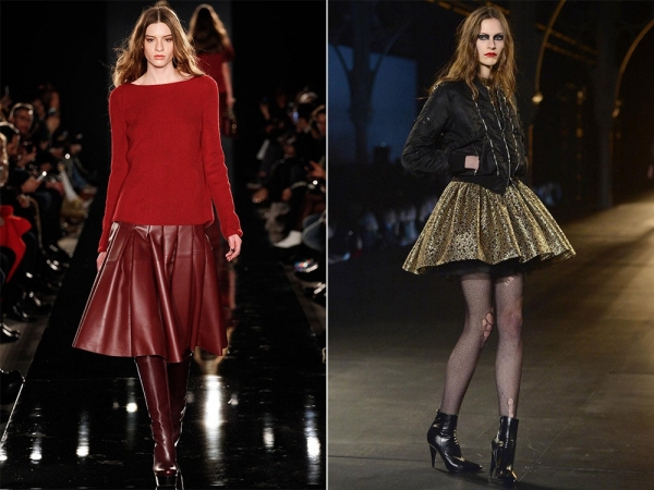 С чем носить юбку-солнце