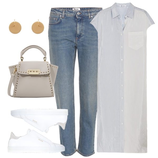 С чем модно носить джинсы: 40 новых образов