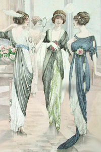 
Арт нуво в одежде: живописная мода