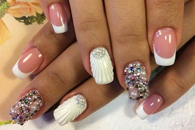 Маникюр со стразами 2017 (Фото)