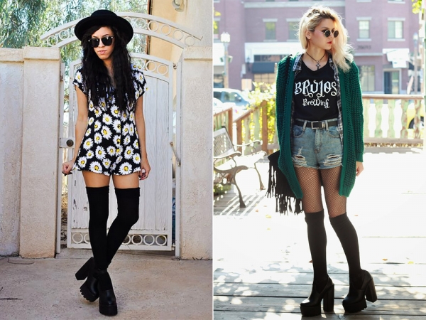 С чем носить ботфорты