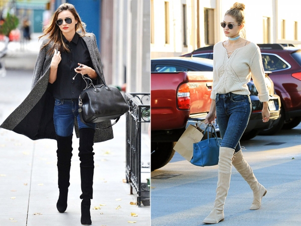 С чем носить ботфорты