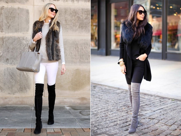 С чем носить ботфорты