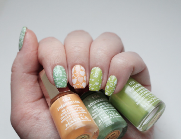 Битое стекло, конфетти и бархатные ногти