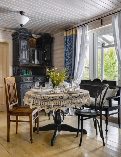 Дачная жизнь: невероятно красивый пример дачного интерьера! 