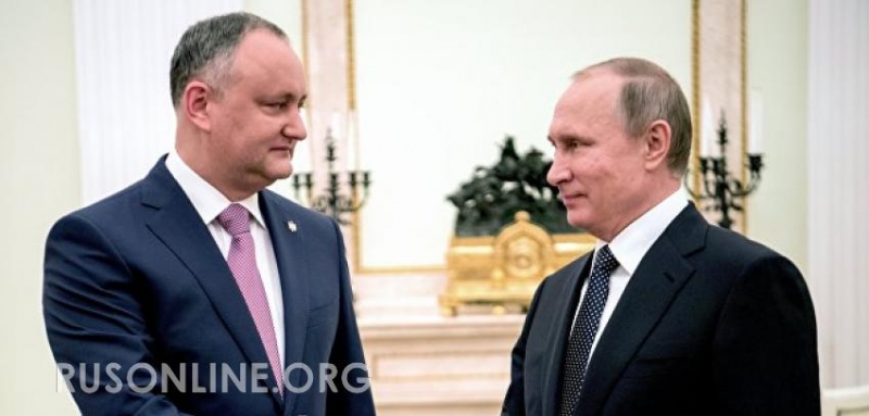 Путин проведет в Москве переговоры с президентом Молдавии