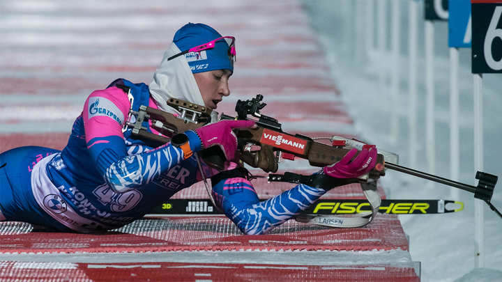 Биатлонистка Эберг выиграла гонку преследования, Миронова – восьмая