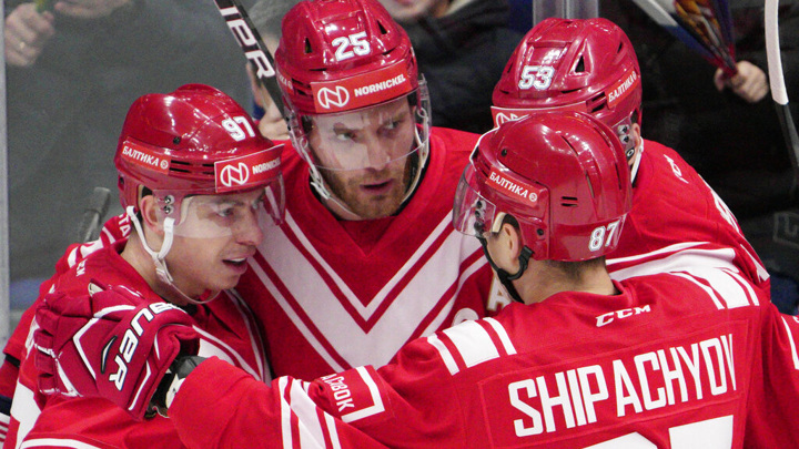 Сборная России победила команду Чехии на домашнем Еврохоккейтуре