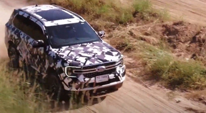 Конкурент Pajero Sport от Ford вот-вот сменит поколение: фото и видео нового Everest