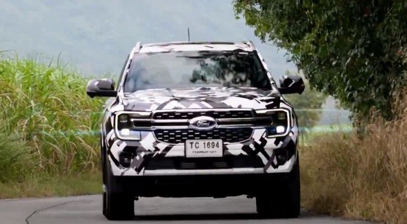 Конкурент Pajero Sport от Ford вот-вот сменит поколение: фото и видео нового Everest