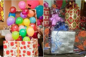 Шарики в коробке: отличный способ удивить на День рождения