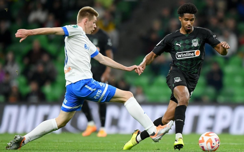 «Динамо» после удаления легионера проиграло «Краснодару» в матче РПЛ