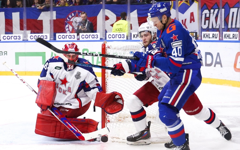 ЦСКА разгромил СКА и оказался в шаге от выхода в финал Кубка Гагарина