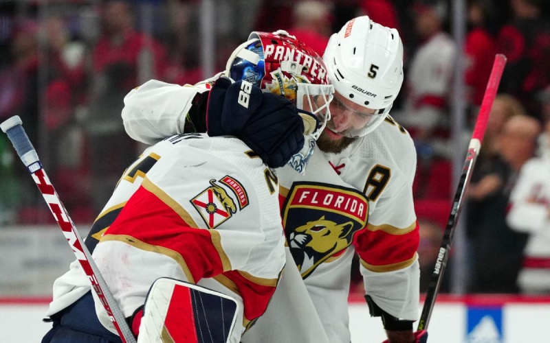 Бобровский стал лучшим игроком победного матча «Флориды» в плей-офф НХЛ