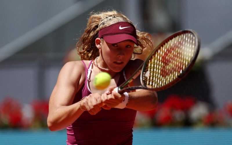 Россиянка в 16 лет не смогла выйти в четвертьфинал турнира WTA в Мадриде