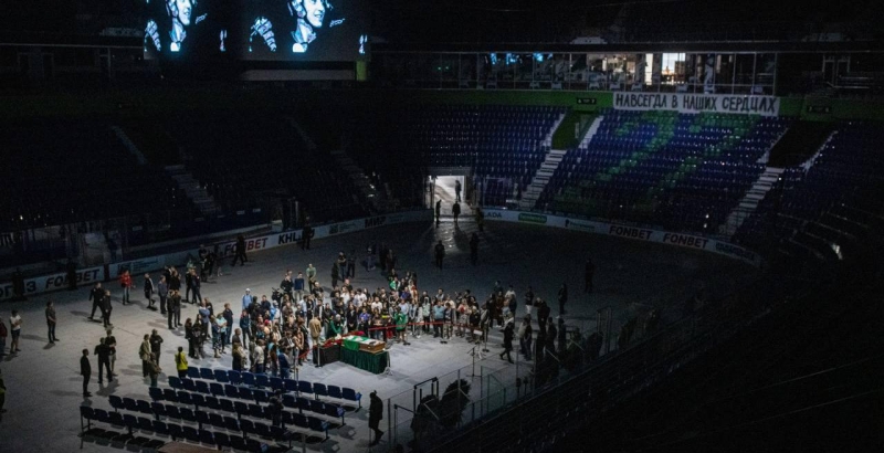 Как простились с рекордсменом сборной России по хоккею. Фоторепортаж