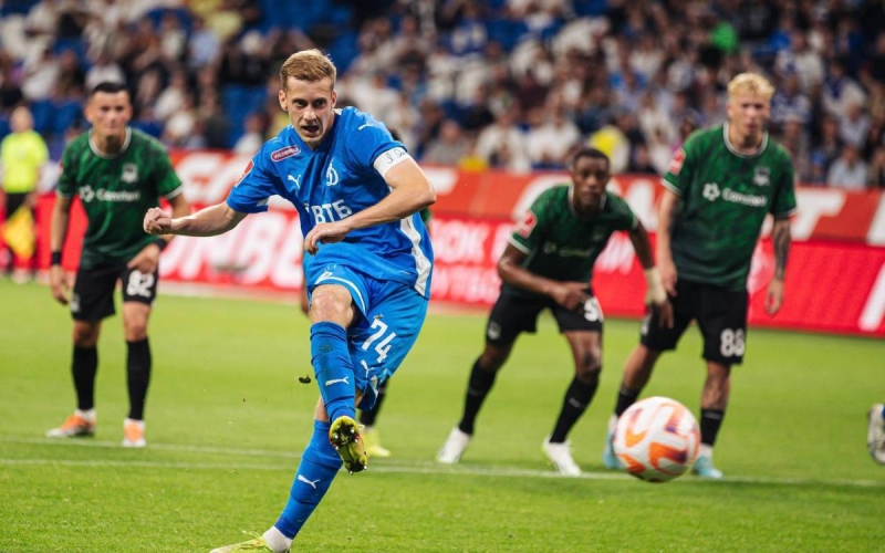 Вторая победа со свитском. «Динамо» обыграло «Краснодар» в матче с семью голами