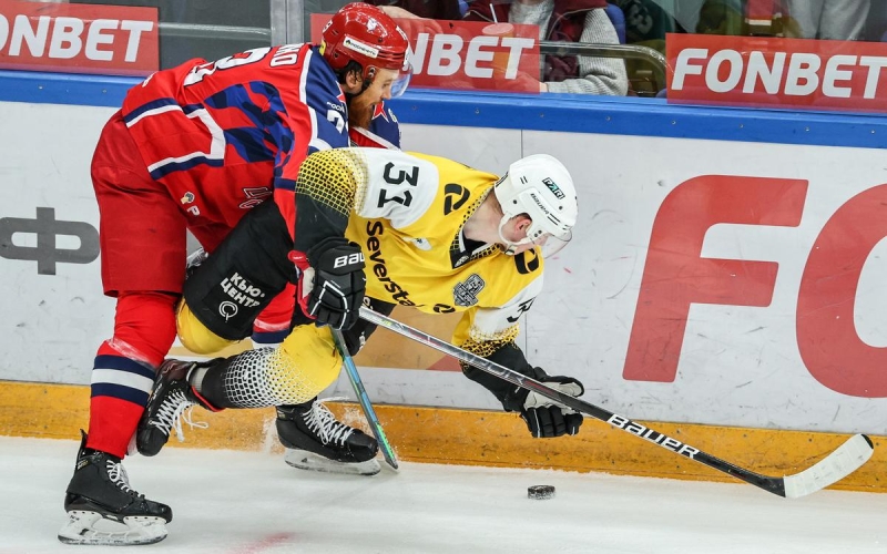 ЦСКА опустился на предпоследнее место в Западной конференции КХЛ